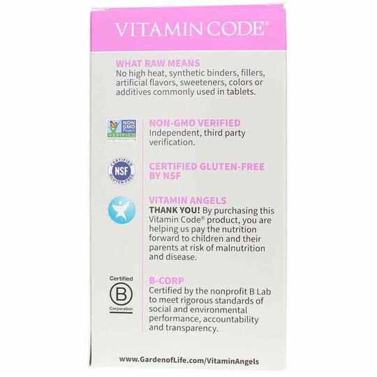 Vitamin Code 50 & Wiser Women Multivitamin, GOL